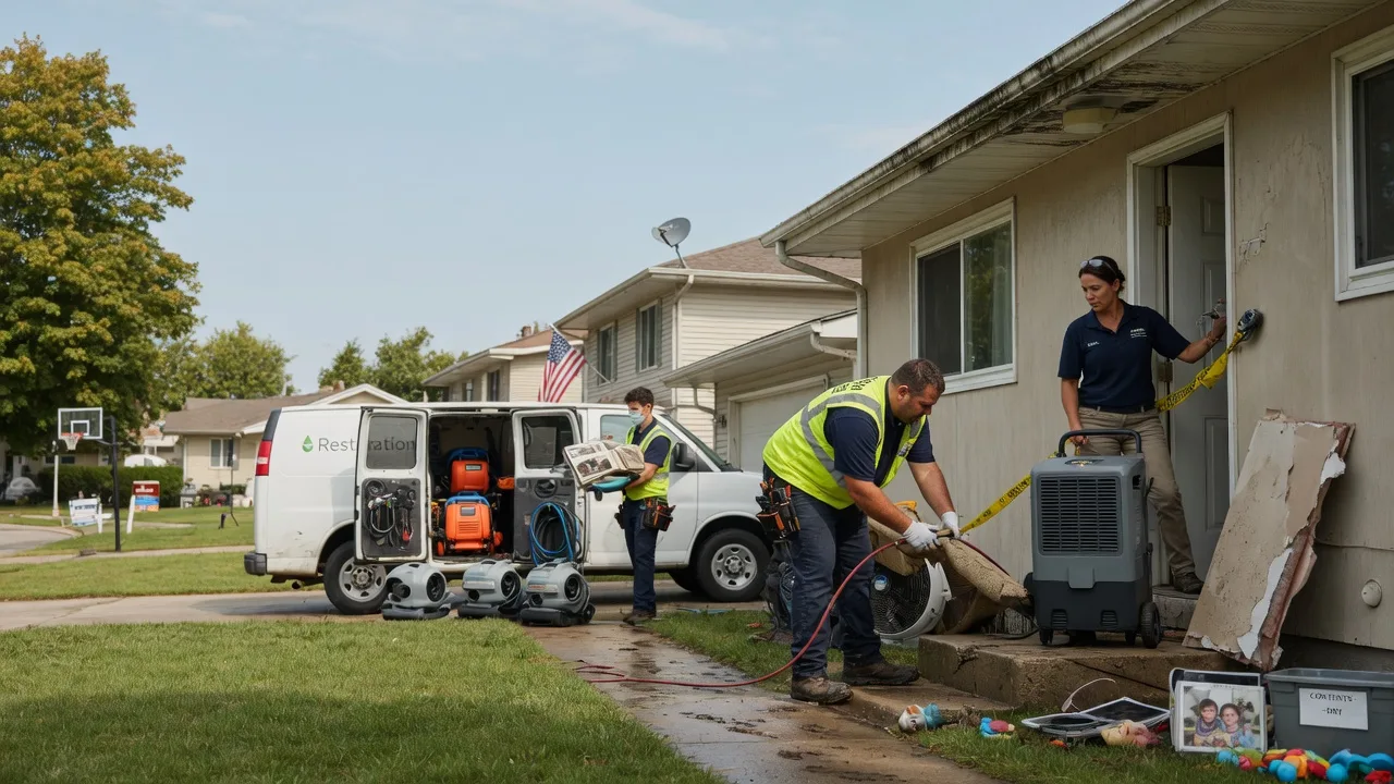 Water Damage Restoration in Penfield, IL near me
